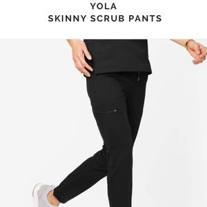 YOLA SKINNY SCRUB PANTS